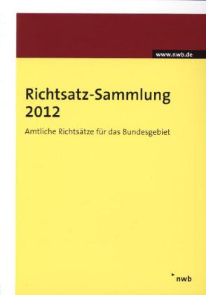 Richtsatz-Sammlung 2012