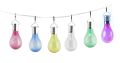 Solar LED Glühlampe-Set 6 tlg.