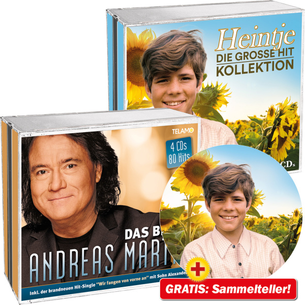 Das Beste + Die grosse Hit Kollektion + GRATIS Heintje Sammelteller