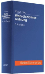 Wehrdisziplinarordnung (WDO), Kommentar