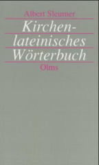 Kirchenlateinisches Wörterbuch