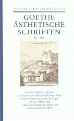 Ästhetische Schriften 1771-1805