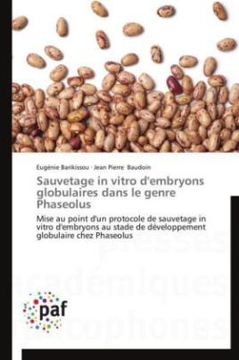 Sauvetage in vitro d'embryons globulaires dans le genre Phaseolus
