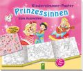 Prinzessinnen Kinderzimmer-Poster zum Ausmalen