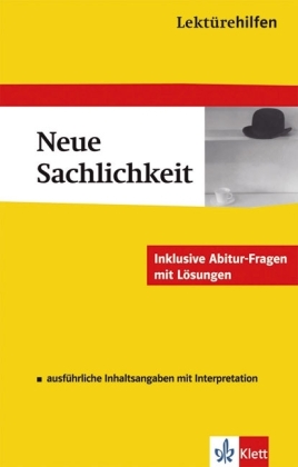 Lektürehilfen Neue Sachlichkeit