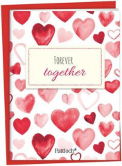 Forever together, Spruch-Heftchen mit Kuvert