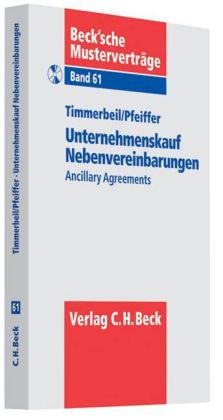 Unternehmenskauf - Nebenvereinbarungen, m. CD-ROM