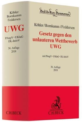 Gesetz gegen den unlauteren Wettbewerb (UWG), Kommentar