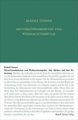 Mysterienwahrheiten und Weihnachtsimpulse