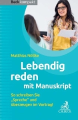 Lebendig reden mit Manuskript