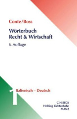 Wörterbuch Recht & Wirtschaft, Italienisch-Deutsch. Tl.1