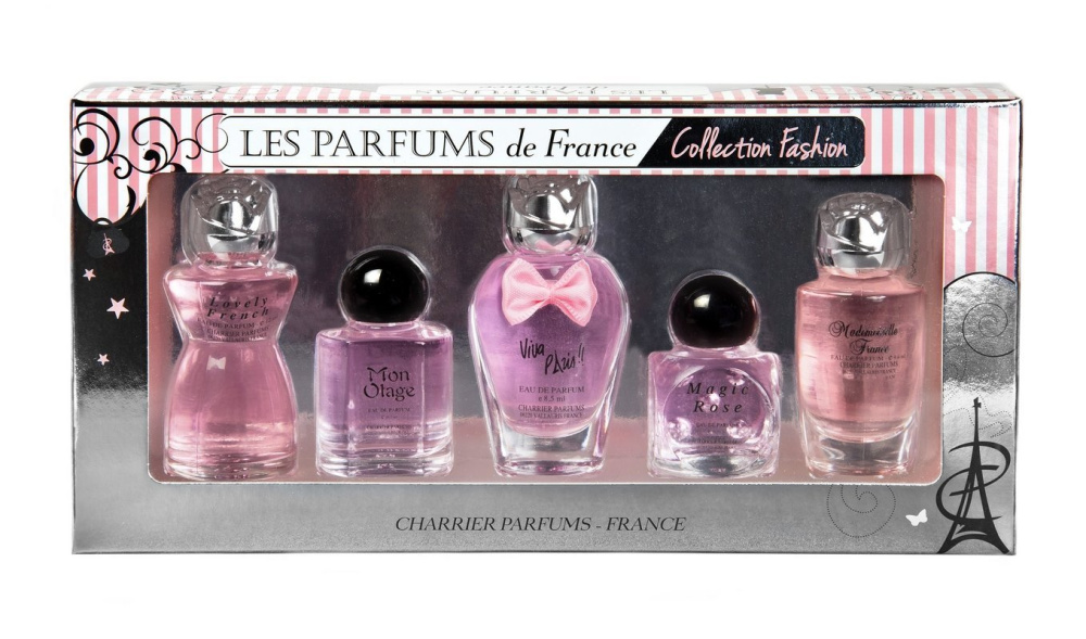 Parfüm Set Les Parfums de France Collection Fashion - Eau de Parfum für Sie (EdP)