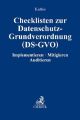 Checklisten zur Datenschutz-Grundverordnung (DS-GVO)