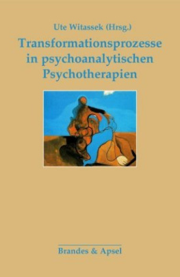 Transformationsprozesse in psychoanalytischen Psychotherapien