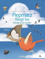 Piepmatz fliegt los.