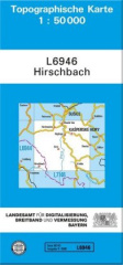 Topographische Karte Bayern Hirschbach