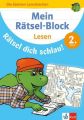 Mein Rätsel-Block Rätsel dich schlau! Lesen 2. Klasse