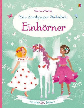 Mein Anziehpuppen-Stickerbuch: Einhörner