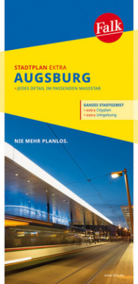 Falk Stadtplan Extra Standardfaltung Augsburg 1:20 000