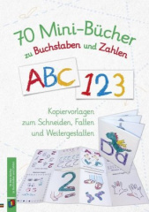 70 Minibücher zu Buchstaben und Zahlen