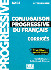 Conjugaison progressive du français, Niveau intermédiaire - 2ème édition, Corrigés