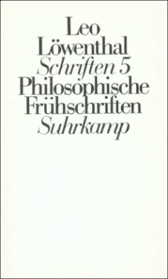 Philosophische Frühschriften