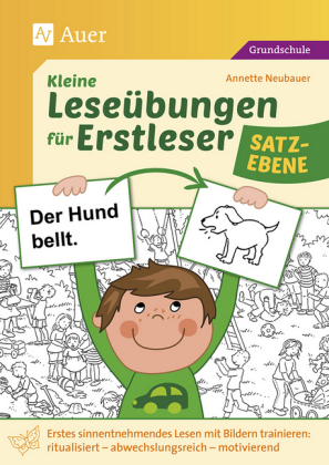 Kleine Leseübungen für Erstleser - Satzebene