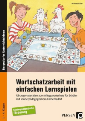 Wortschatzarbeit mit einfachen Lernspielen