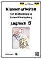 Englisch 5, Klassenarbeiten von Realschulen in Baden-Württemberg mit Lösungen