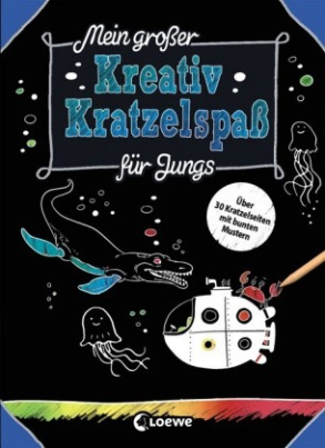 Mein großer Kreativ-Kratzelspaß: Für Jungs