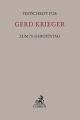 Festschrift für Gerd Krieger zum 70. Geburtstag