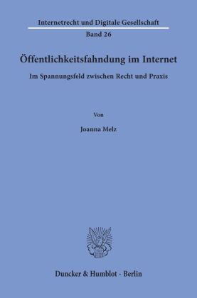 Öffentlichkeitsfahndung im Internet.