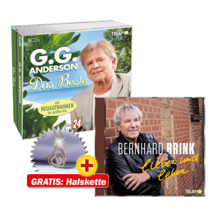 Bernhard Brink - lieben und leben + G.G. Anderson - Das Beste inkl. GRATIS Kette