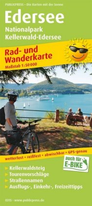 PublicPress Rad- und Wanderkarte Edersee, Nationalpark Kellerwald-Edersee