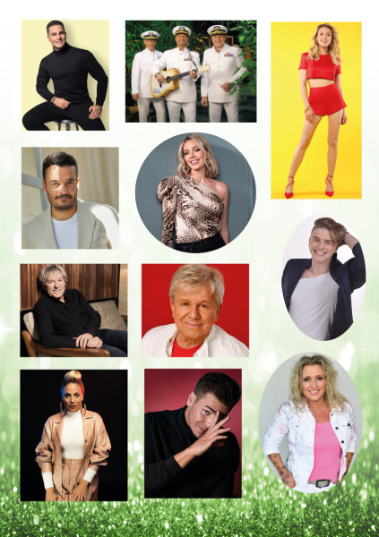 (Os) Stickerbogen - NUR FÜR Schlager BILD 2022