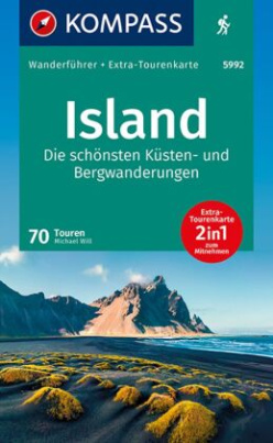 KOMPASS Wanderführer 5992 Island, 70 Touren