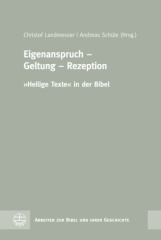 Eigenanspruch - Geltung - Rezeption