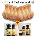 Aroma-Luftbefeuchter + Gratis Duftöl-Set 4-tlg.