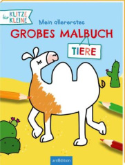 Für Klitzekleine: Mein allererstes großes Malbuch Tiere