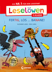 Leselöwen 1. Klasse - Jim ist mies drauf - Fertig, los ... Banane! (Großbuchstaben)