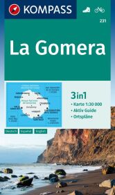 KOMPASS Wanderkarte 231 La Gomera 1:30.000