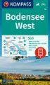 KOMPASS Wanderkarte 1a Bodensee West 1:50.000