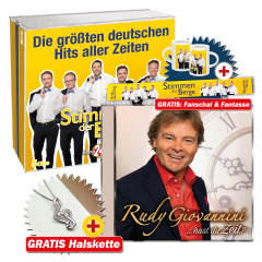 Hast Du Zeit? + Die größten deutschen Hits aller Zeiten + GRATIS Kette, Fanschal & Tasse