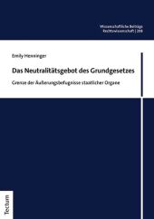 Das Neutralitätsgebot des Grundgesetzes