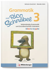 Grammatik mit Rico Schnabel, Klasse 3 - silbierte Ausgabe