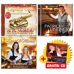 Oh Du Fröhliche - Die 30 schönsten Weihnachtslieder der Welt + Wunderschöne Weihnachtszeit mit Patrick Lindner + Heimatgefühle zur Weihnachtszeit + GRATIS CD Lieder und Geschichten zur Weihnachtszeit