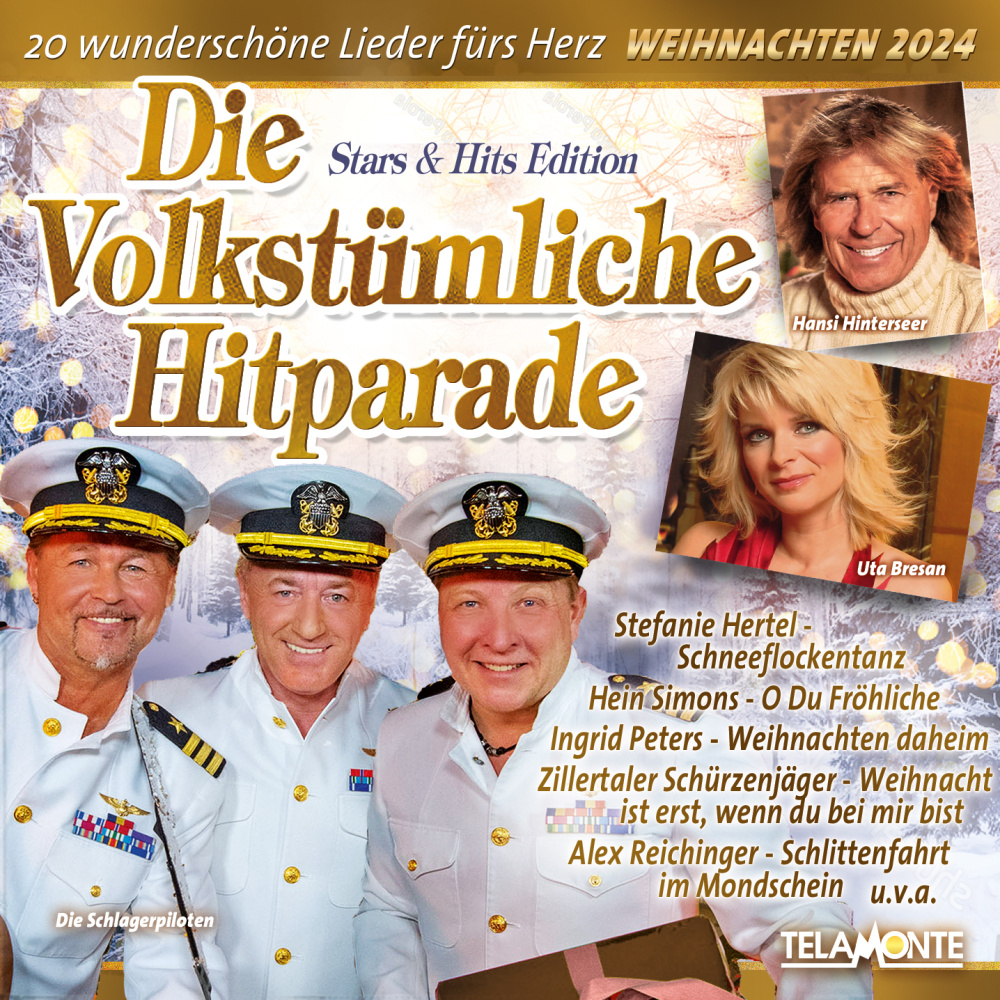 Die größten Weihnachtshits aller Zeiten + Die Volkstümliche Hitparade Weihnachten 2024 + GRATIS Kochbuch