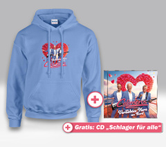 Verliebtes Herz an Bord Fan-Set Kapuzenpulli (M-XXL) + CD + GRATIS CD