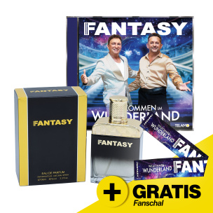 Willkommen im Wunderland Fan-Set Parfüm + CD + GRATIS Fanschal