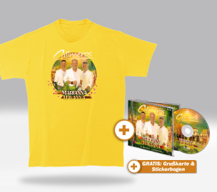 Marianna Havanna Fan-Set T-Shirt (L) + CD + GRATIS Stickerbogen & Grußkarte